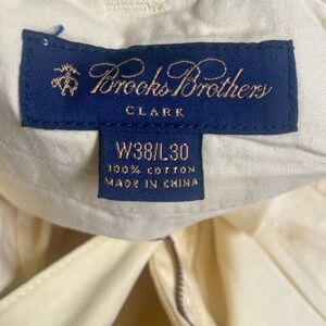 Brooks Brothers Light Cream Trousers